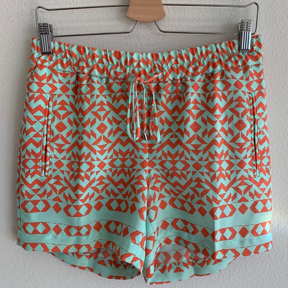 The Limited Geometric Print Shorts